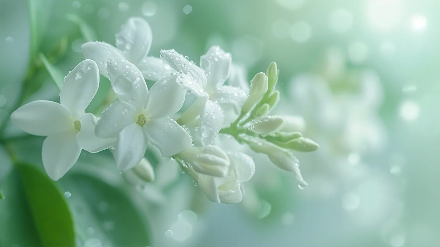 Jasmin Zell Extrakt frei von ätherischen Ölen, ist ein sanfter und dennoch kraftvoller Wirkstoff für die Haut.