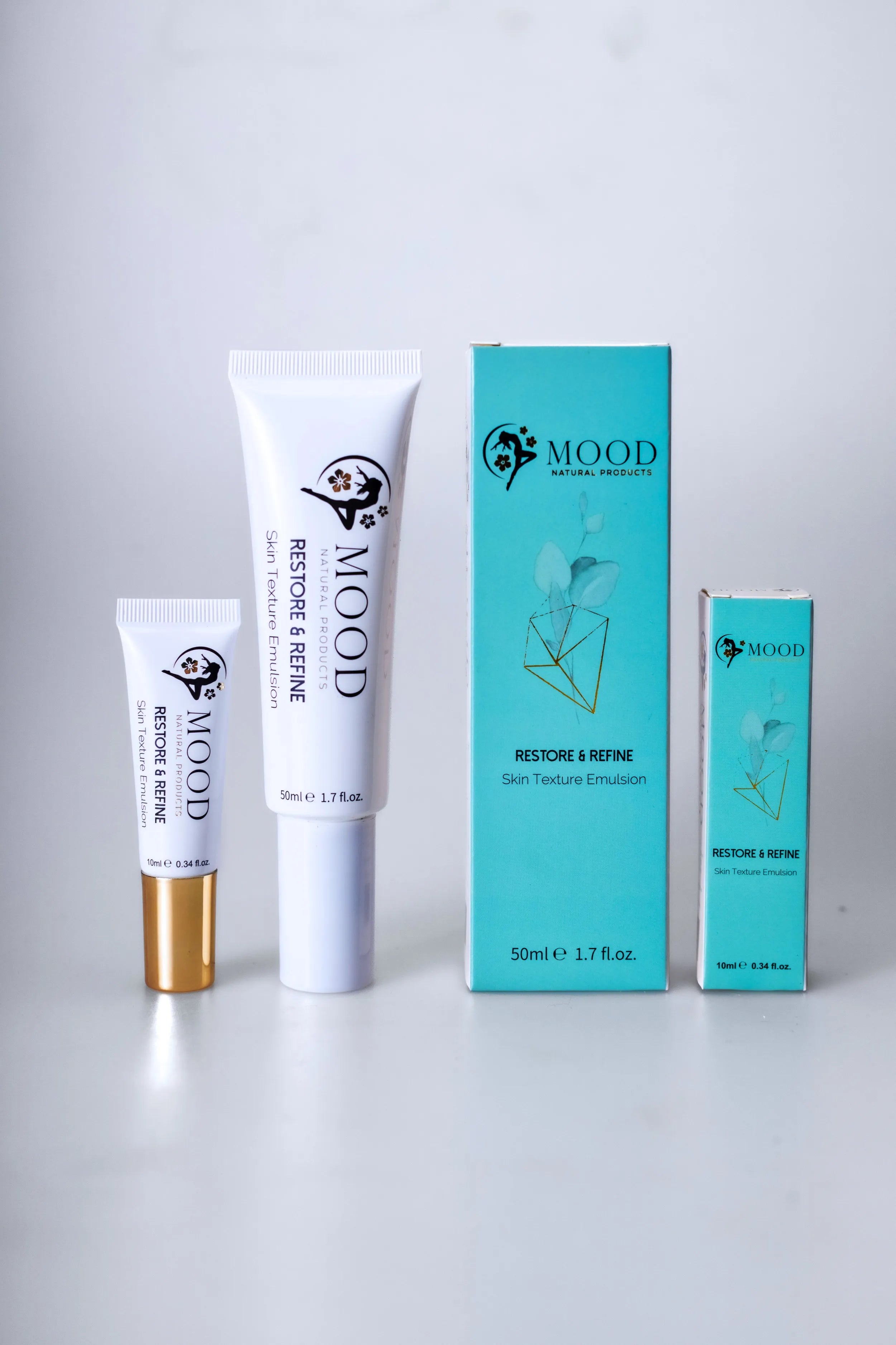 MOOD Restore & Refine - Tube und Verpackung