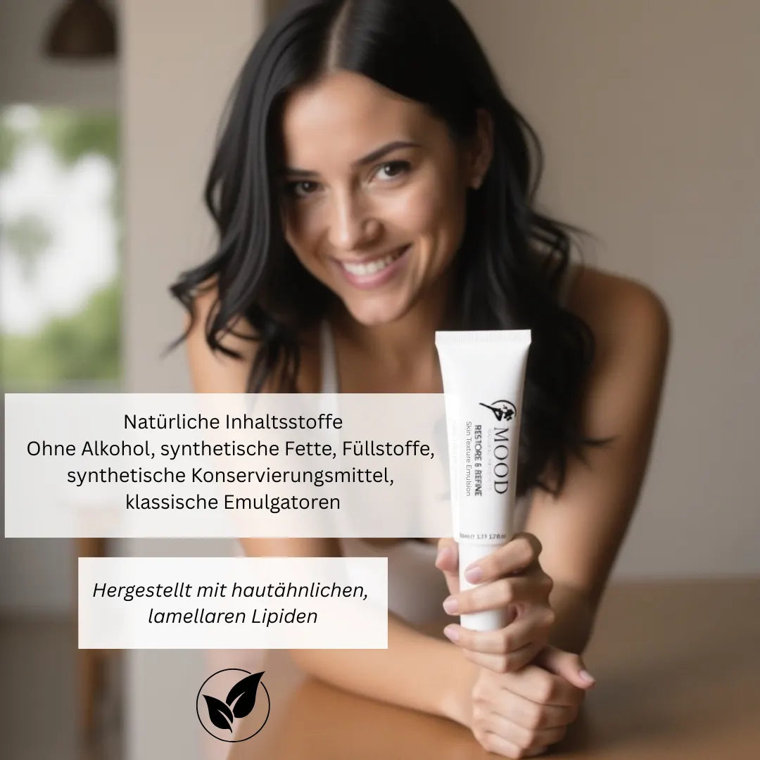 Restore & Refine - Hautverfeinernde Tagescreme - MOOD Naturals
