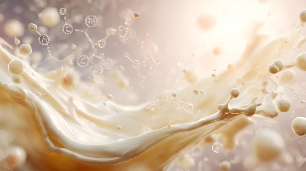 MOOD Tropical Detox emulgiert von Öl zu Milch auf der Haut