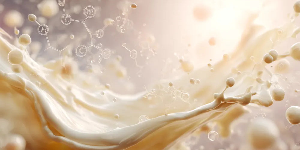 MOOD Tropical Detox emulgiert von Öl zu Milch auf der Haut