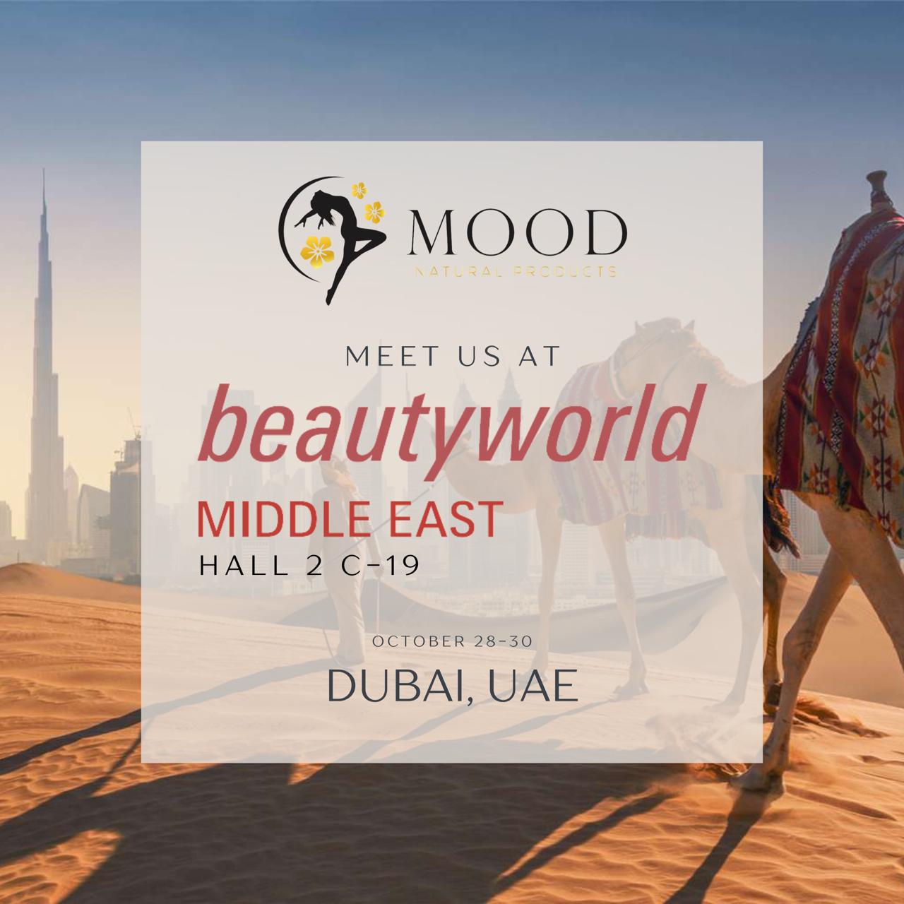 MOOD Naturals erobert die Beautyworld Middle East 2024!