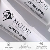 Goddess Glow - Feuchtigkeit & Anti-Pigmentflecken Serum - MOOD Naturals - Premium Qualität - Made in Germany - Hergestellt in Deutschland